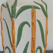 grand vase bambou signé Cartens Allemagne 1960