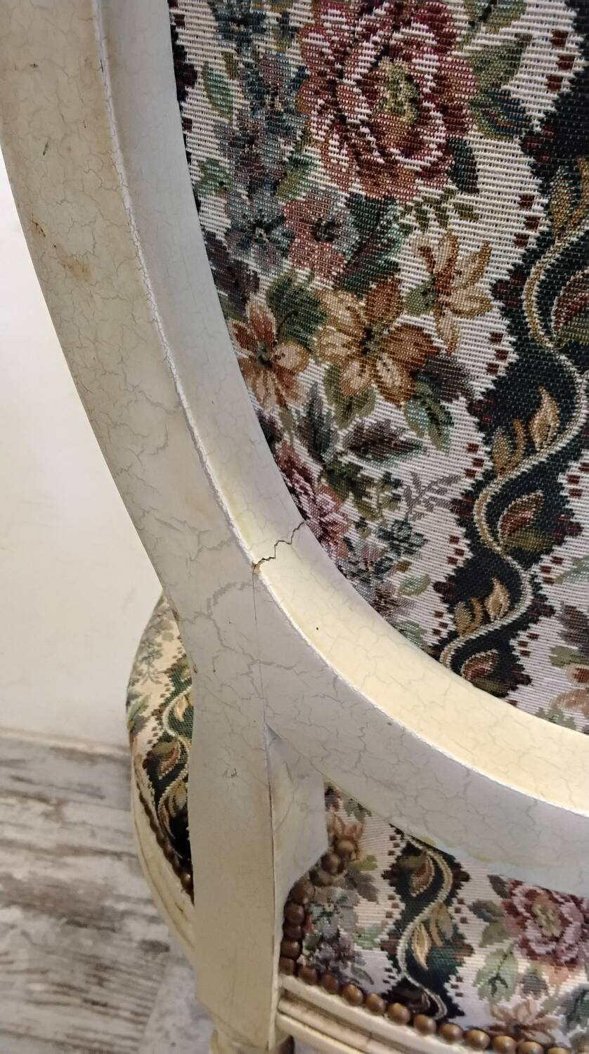 6 Louis XVI style Medallion chairs