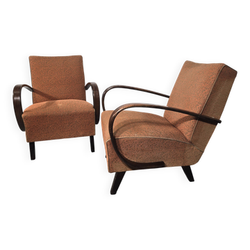 Vintage Armchairs from Jindrich Halabala, 1940s, Set of 2
