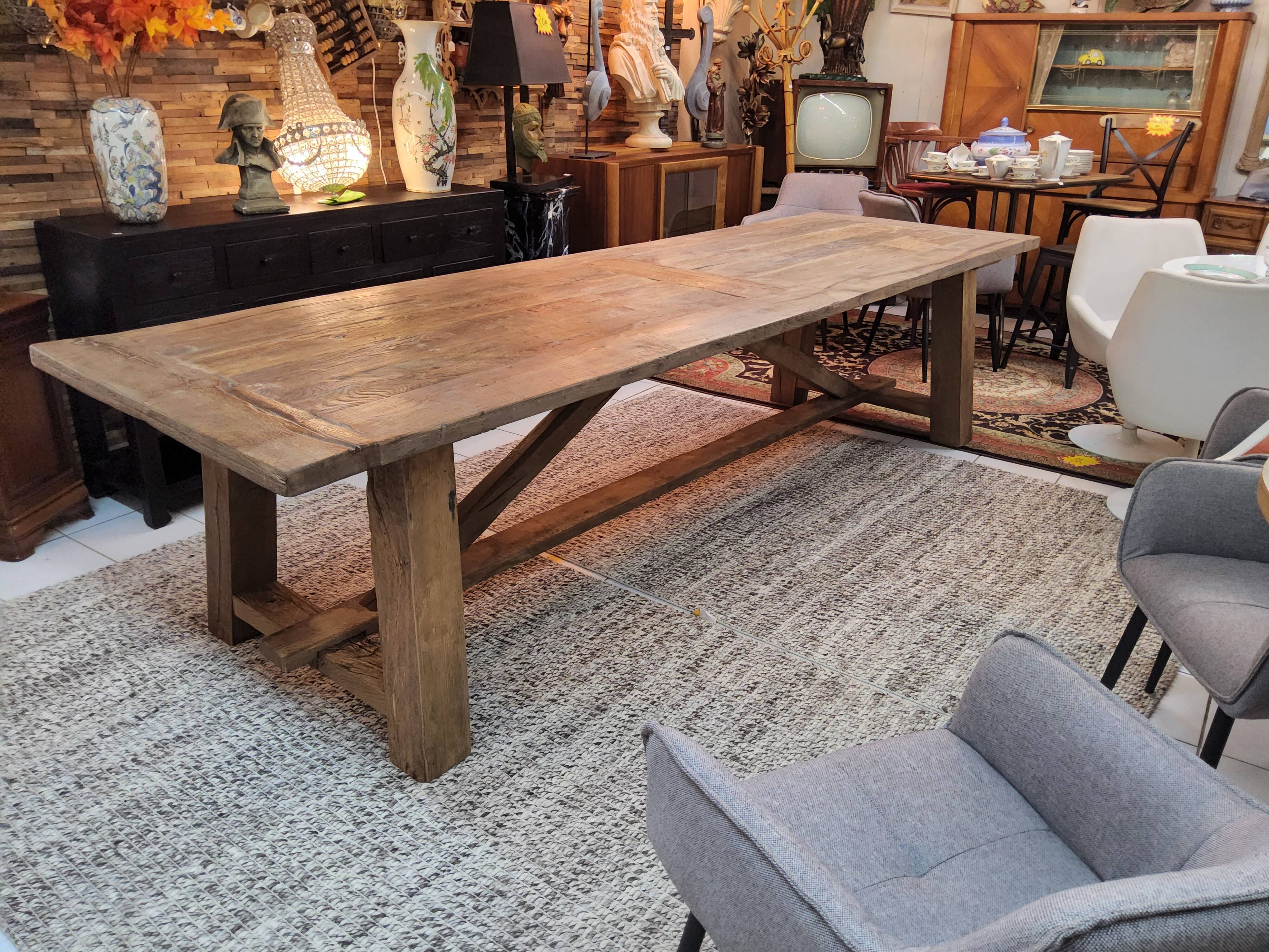 Grande table de ferme