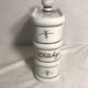 Old whisky porcelain blanche bottle made in france - vintage bouchon