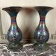 Pair of cloisonné vases, Japan, Meiji period, 19th century