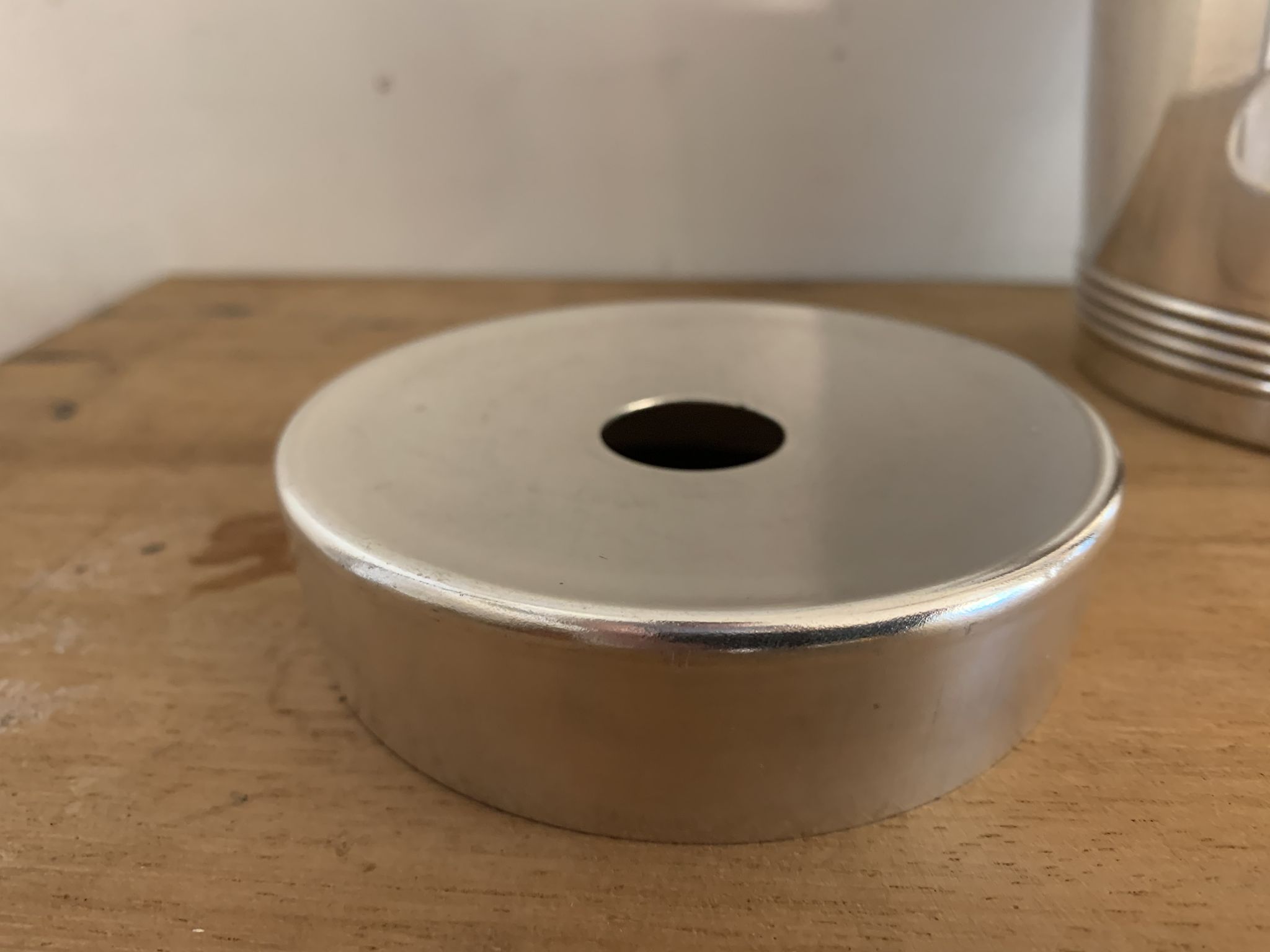 Gallia Christofle 1940 silver metal ice bucket