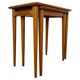 Set of two wood side/nesting tables - Germany, 1970s