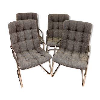 Suite armchairs by Yves Christin