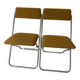Framar vintage folding chairs; 70s