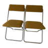 Framar vintage folding chairs; 70s