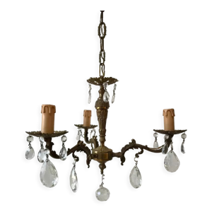 lustre à pampilles en