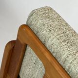 Canapé-lit en teck danois par Juul Kristensen, design vintage