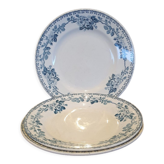 5 plates terre de fer, saint Amand & Hamage