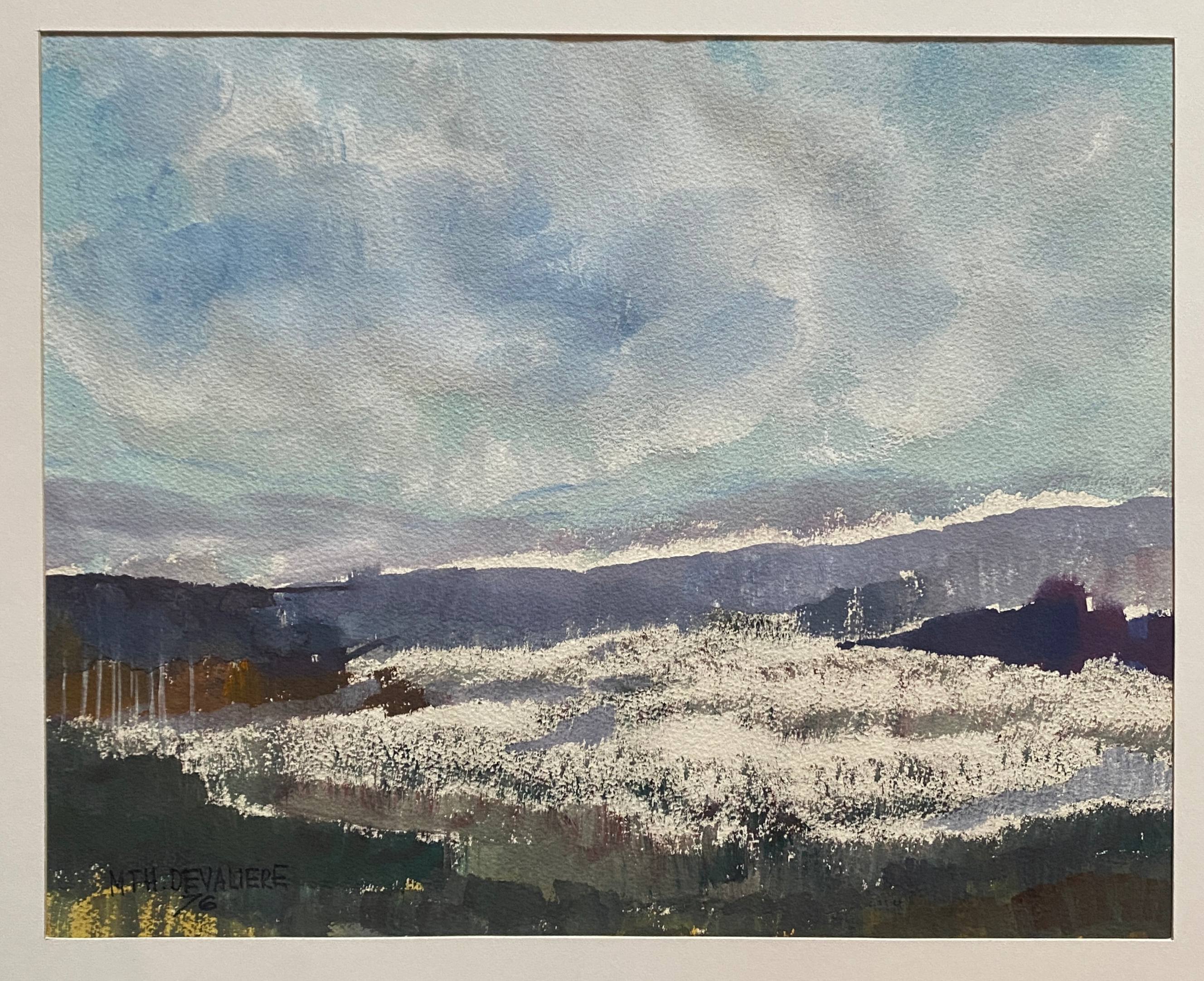 Painting «Snow Landscape» 1976
