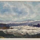 Painting «Snow Landscape» 1976