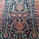 Ancien tapis persan noué main décor arbre de vie 230x140cm