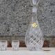 Bavarian crystal decanter + 8 glasses – with original box
