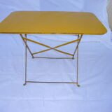 Table bistrot vintage en métal