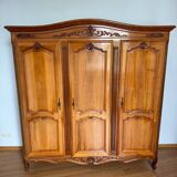 Armoire penderie 3 portes style Régence