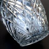 1970s Ice bucket Molded and chiseled glass