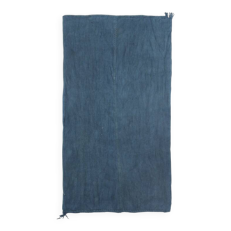 Navy Blue Pattern Handmade Kilim Rug, 128x235 Cm