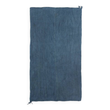 Navy Blue Pattern Handmade Kilim Rug, 128x235 Cm