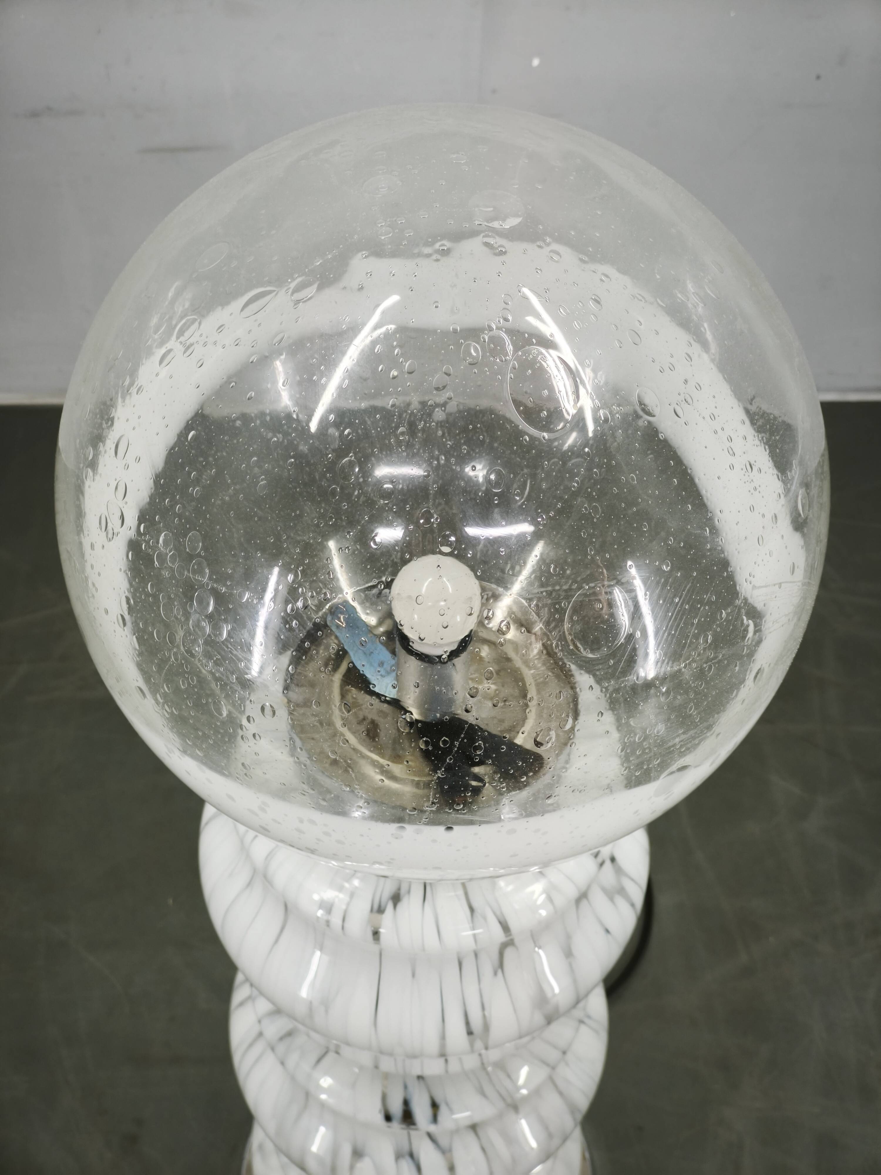 Carlo Nason for Mazzega Murano Glass Space Age Floor Lamp, Italy, 1970s