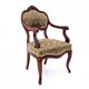 Antique armchair from around 1880, France. After renovation.