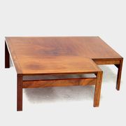 France and Son rosewood lounge chair element sofa set by Ole Gjerløv Knudsen & Torben Lind, 1960s