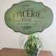 Hand-painted vintage sign