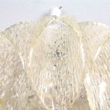 Transparent lucite acrylic hanging lamp by ME Marbach Leutchen Germany