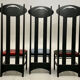3 chairs Argile by Rennie Macintosh