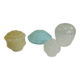 Set of 4 tulip globes vintage glass lampshades from the 70s-80s – Opaline b