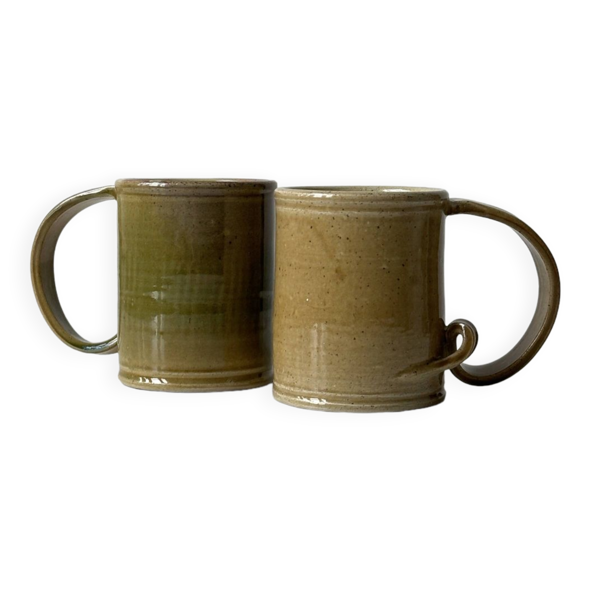 Duo of handmade cups