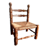 1940s Dudouyt style low chair