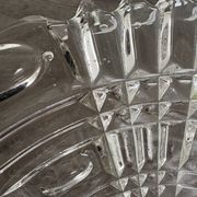 Vintage pressed glass fruit bowl