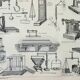 Old engraving 1898, Old balance, seesaw • Original and vintage lithograph