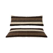 Set of 2 vintage kilim cushion covers 38x115 cm