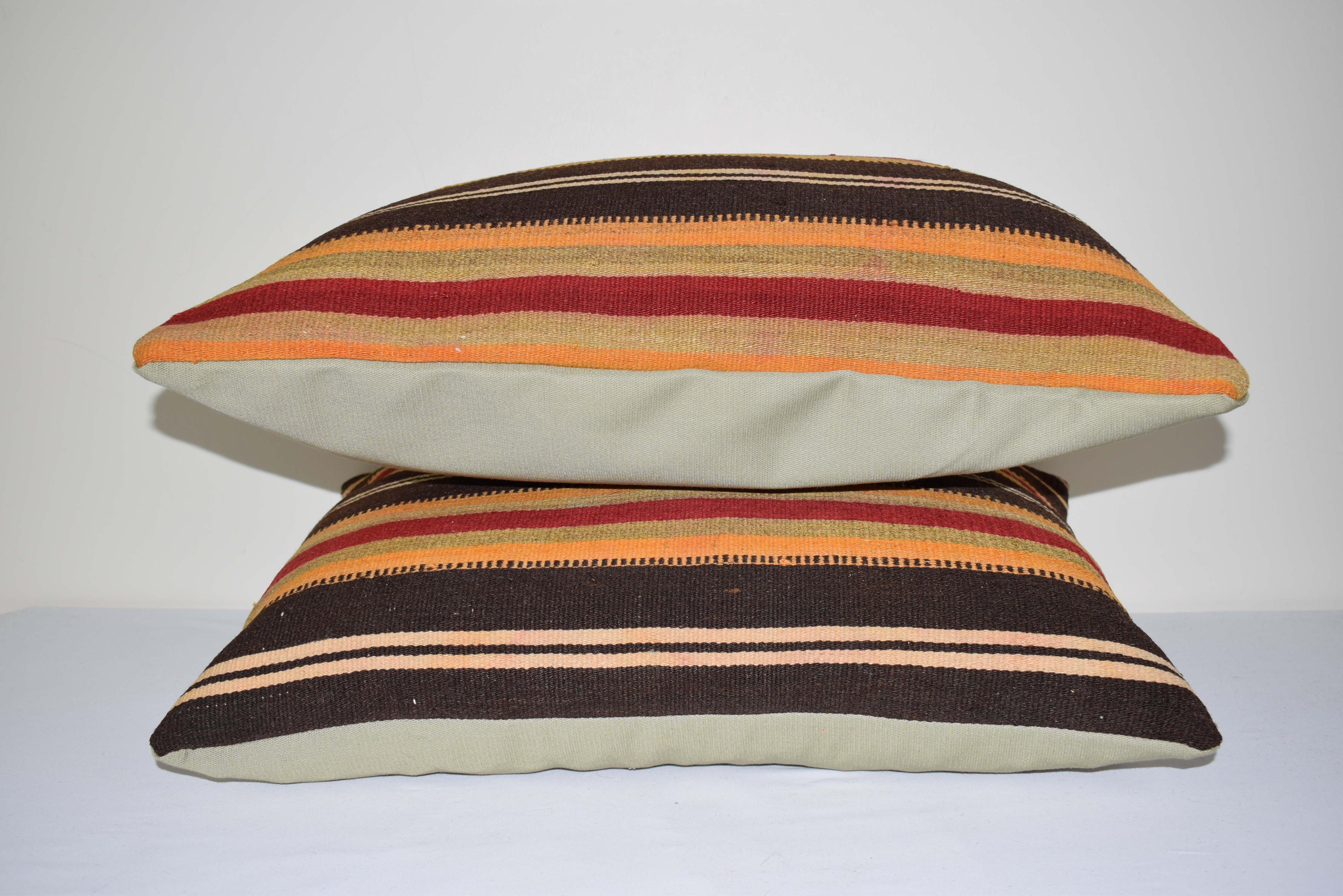 Turkish lumbar kilim cushion covers