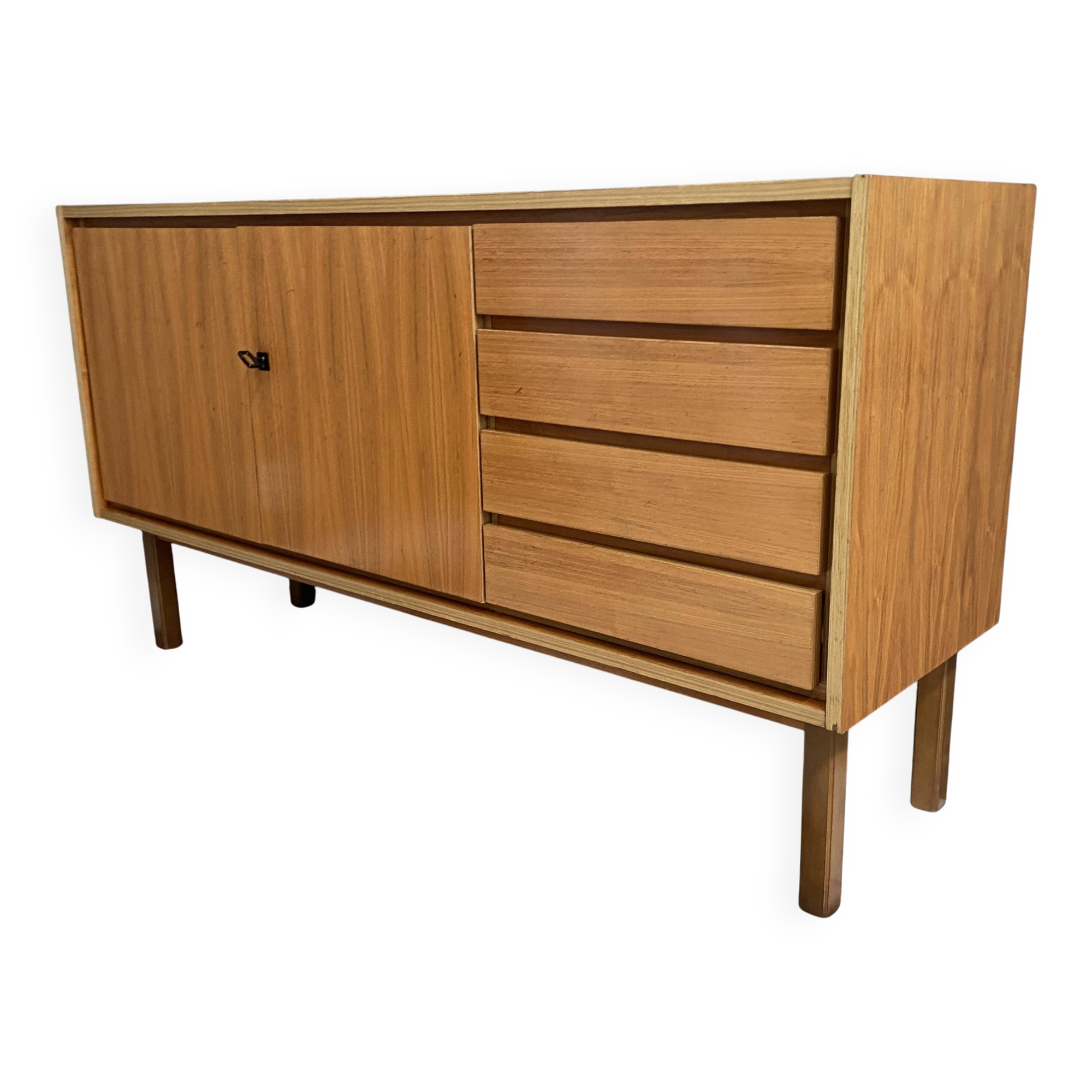 buffet en bois des années 1970