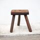 Tabouret bois tripode, tabouret de traite, porte-plante bois