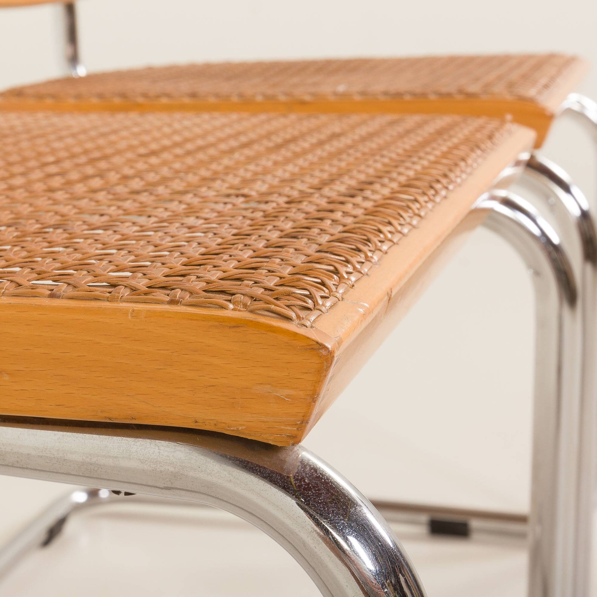 Pair of Italian vintage Ceska chairs by Gavina, 1960s