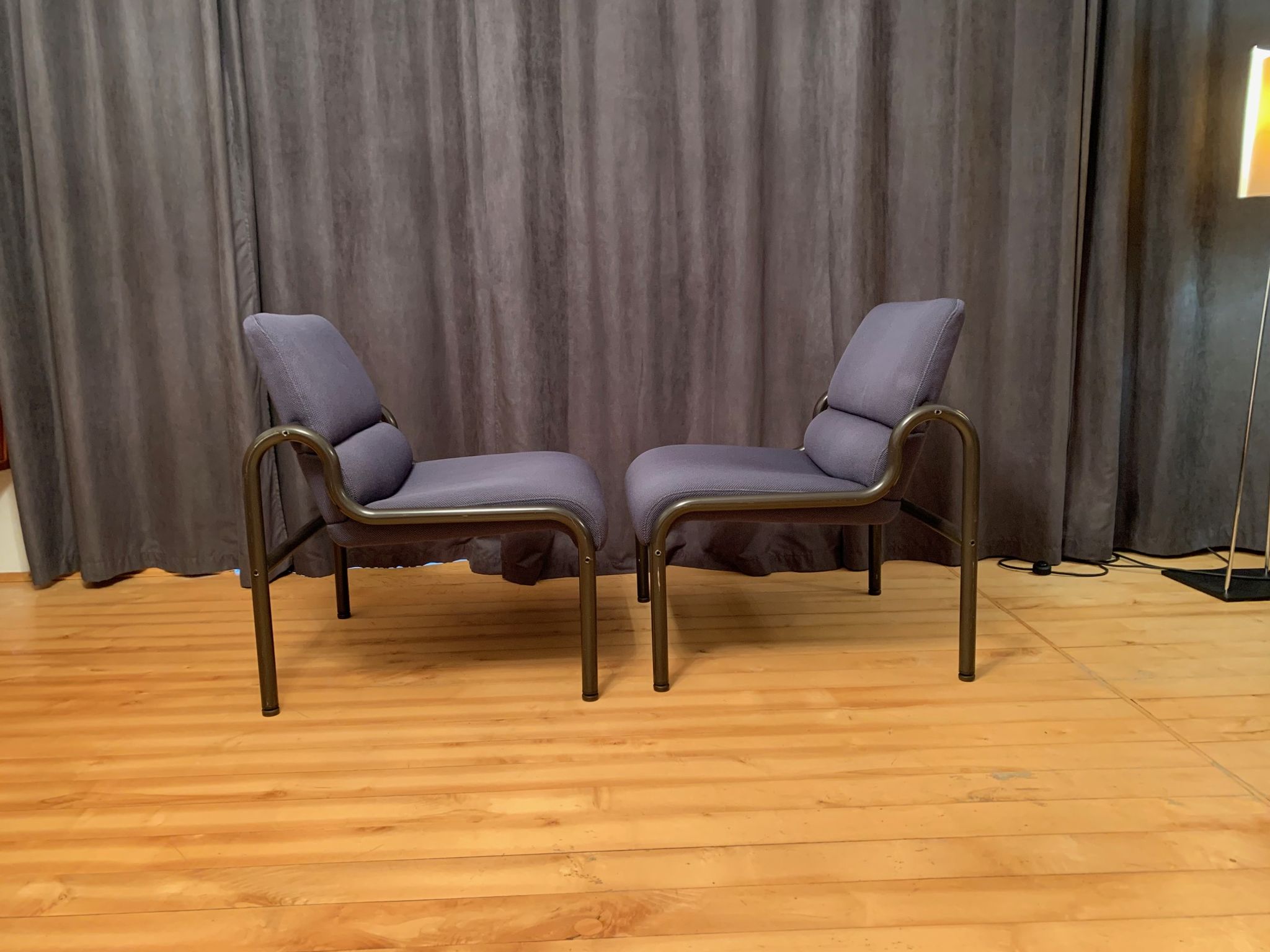 A pair of G30 armchairs by Martin Stoll, Germany, 1980s.