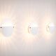 Set of three "Giovi" wall lamps by Achille Castiglioni for Flos, 1982
