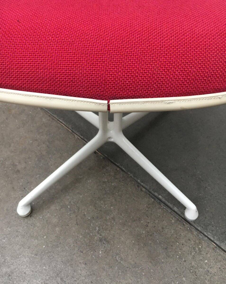 Mid-century fiberglass accent chair set with La Fonda base by Charles & Ray Eames for Herman Miller.