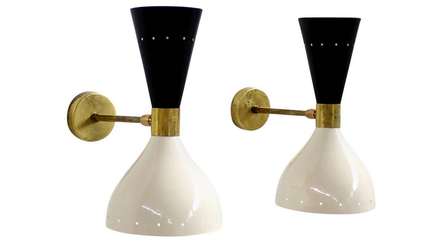 Wall lamp in the style of Italian creations of the 50s