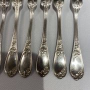 10 snail forks, rocaille model, Ercuis brand