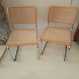 Pair of chairs B32 cesca Marcel Breuer