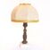 Small bronze foot lamp