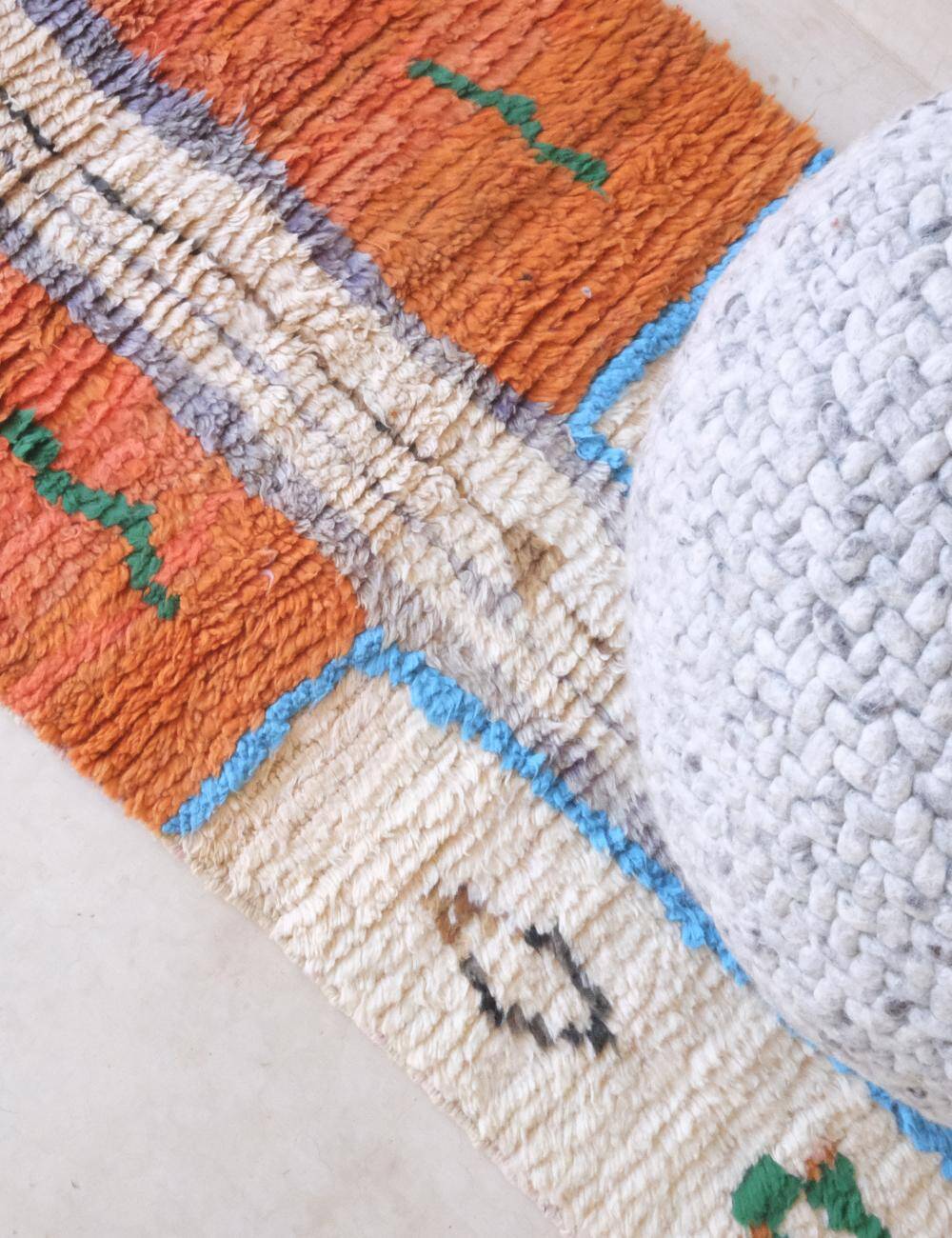 Tapis de couloir Berbère - 80 x 398 cm
