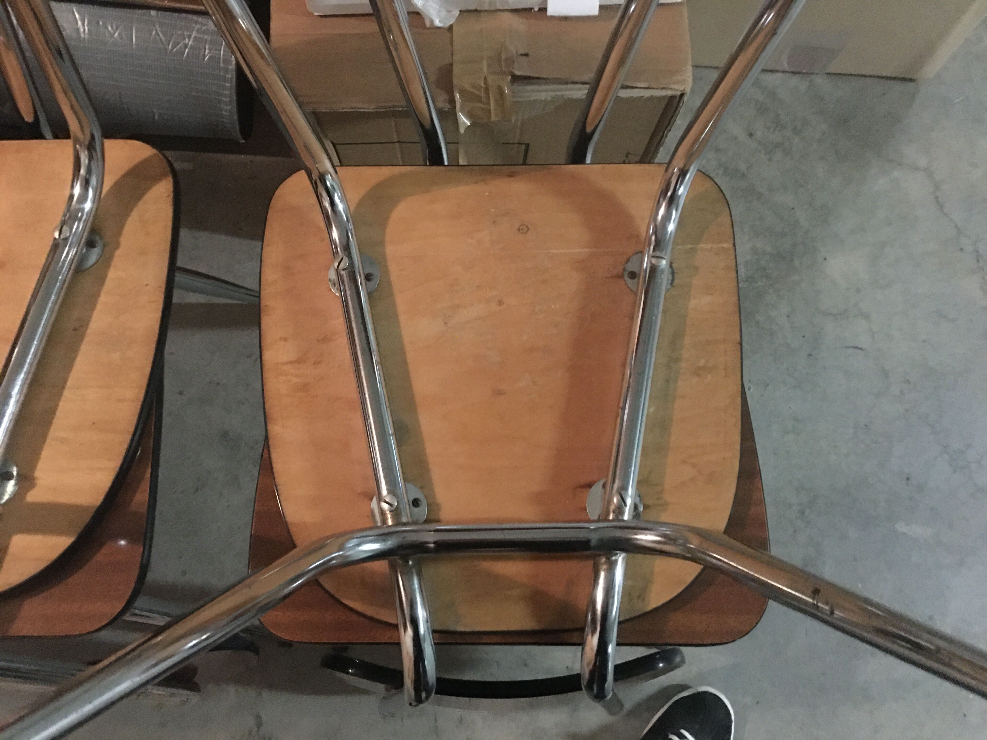 Chairs in formica 60s