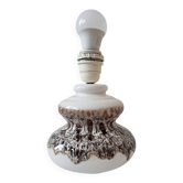 Vintage Fat Lava table lamp with brown tones, 1970s.