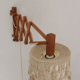 Vintage accordion wall light